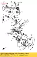 2TK124200000, Yamaha, conjunto de bomba de agua yamaha fzr genesis 600, Nuevo