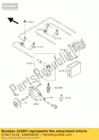 210071218, Kawasaki, rotor, pulserend zr750-c1 kawasaki gt zephyr 750 1991 1992 1993 1994 1995 1996 1997, Nieuw