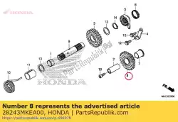 Here you can order the gear, kick reduction(15t/23t) from Honda, with part number 28243MKEA00: