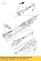 2492109F60, Suzuki, gear,sec driven suzuki lt a 500 2000, New