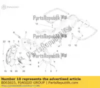 B063625, Piaggio Group, guardabarros sx moto-guzzi california zgukdh00 zgulcb00 zgulcb0001 zgulcub001 zgulvc00 zgulvc04 zgulve00 1400 2012 2015 2016 2017 2018 2019 2020 2021, Nuevo