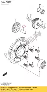 Suzuki 0920612007 goupille, idl de démarreur - La partie au fond