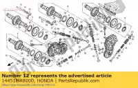 14451MR8000, Honda, shaft,rocker arm honda rvf  r vfr riii rii vfr400r3 rvf400r 400 , New