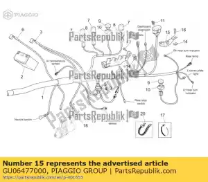 Piaggio Group GU06477000 bracket - Bottom side