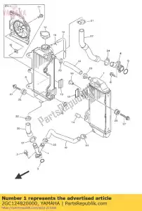 yamaha 2GC124820000 tubo 2 - Lado inferior