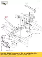 491070087, Kawasaki, tubo de escape de cubierta vn900b6f kawasaki  vn vulcan 900 2006 2007 2008 2009 2010 2011 2012 2014 2015 2016 2017 2018 2019 2020 2021, Nuevo