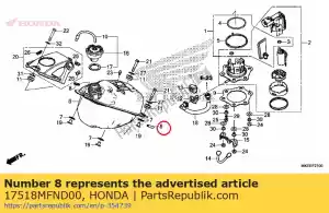 honda 17518MFND00 wyko?czenie, zbiornik paliwa - Dół