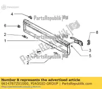 6614787Z01000, Piaggio Group, kussen ape piaggio trackmaster zapt10000 zapt10000, atd1t, atd2t 400 422 500 1997 1998 1999 2000 2001 2002 2003 2004 2005 2006 2007 2008 2009 2010 2011 2012 2013 2014 2015 2016 2017 2018 2019 2020 2021 2022, Nieuw