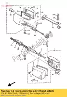 10L833180000, Yamaha, ficar, pisca-pisca 1 yamaha xj 900, Novo