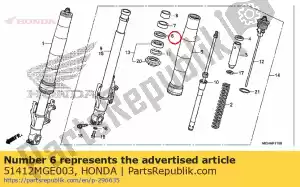 Honda 51412MGE003 anel, volta - Lado inferior