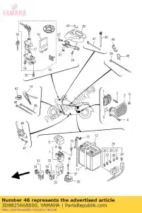 yamaha 3D882566B000 interruttore, cavalletto laterale - Il fondo