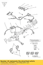 Here you can order the bolt, hhf, m8x1. 25x14, slv from Triumph, with part number T3201228: