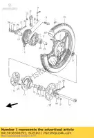 6415038300291, Suzuki, rueda de fundición, rr suzuki gn 125 250 1991 1994 1995 1996 1997 1998 1999 2000 2001, Nuevo