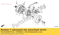 Aquí puede pedir sello de aceite de Honda , con el número de pieza 91202GK4722: