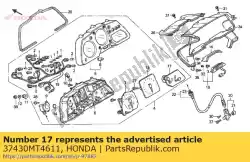 geen beschrijving beschikbaar op dit moment van Honda, met onderdeel nummer 37430MT4611, bestel je hier online: