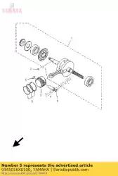 Ici, vous pouvez commander le agrafe auprès de Yamaha , avec le numéro de pièce 9345016X0100: