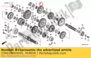 honda 23461MGH640 engrenage, compteur tiers (32t) - La partie au fond