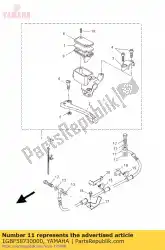 Tutaj możesz zamówić w??, hamulec 2 od Yamaha , z numerem części 1GBF58730000: