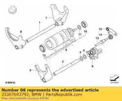 Here you can order the shifting arm from BMW, with part number 23307693792: