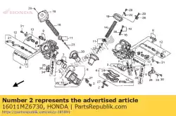 Here you can order the valve set, float from Honda, with part number 16011MZ6730: