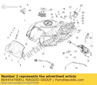 B04454700EU, Piaggio Group, cubierta serbatoio aprilia rsv tuono v zd4ke000 zd4kga00 zd4kgua0 zd4rkl00zd4rkl01 zd4tyh00, zd4tycc1 zd4tyua0 1000 1100 2015 2016 2017 2018, Nuevo