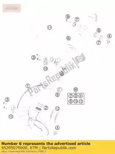 ktm 45205079000 silencer 50 sx 2009 - Bottom side