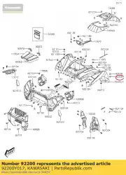 Ici, vous pouvez commander le rondelle, 3mm kvf300ccf auprès de Kawasaki , avec le numéro de pièce 92200Y017: