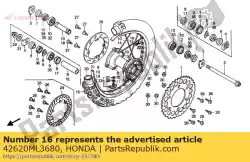 Aquí puede pedir no hay descripción disponible en este momento de Honda , con el número de pieza 42620ML3680: