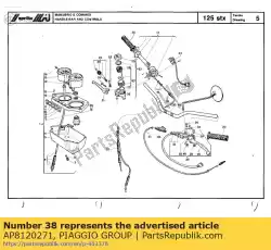 Tutaj możesz zamówić tuleja regulacyjna sprz? G? A od Piaggio Group , z numerem części AP8120271: