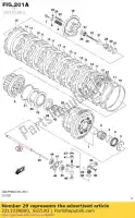 2311038B00, Suzuki, rod, clutch suzuki vs intruder glp gsf bandit s gsx  g sa f gsxr w a vl lc sz c1500 uf glf z inazuma tl r 30th anniversary moto gp yoshimura special edition 25th vs1400glpf vs1400glp gsx1100g vs1400 gsf1200ns gsf1200nssa tl1000s tl1000r vl1500 gsx1200 r1000 gsx1400 g, New