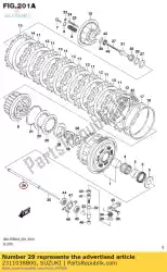 Here you can order the rod, clutch from Suzuki, with part number 2311038B00: