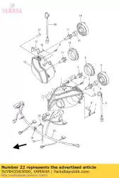 Here you can order the cord, headlight from Yamaha, with part number 5VY843593000: