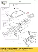 140921134, Kawasaki, pokrywa, miernik zr1000fef kawasaki  z 1000 2015 2016 2017 2018 2019 2020 2021, Nowy