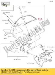 deksel, meter zr1000fef van Kawasaki, met onderdeel nummer 140921134, bestel je hier online: