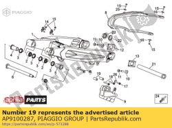 Aprilia AP9100287, Cespuglio, OEM: Aprilia AP9100287