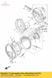 Qui puoi ordinare vite, testa bombata con rondella da Yamaha , con numero parte 976070410800: