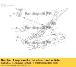 Aprilia 856059, Sidestand assy, OEM: Aprilia 856059