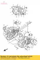 904300912100, Yamaha, pakking (carter 583) yamaha  sr 400 500 1993 1995 2014 2016 2017 2018, Nieuw