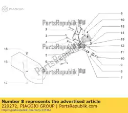 Aqui você pode pedir o primavera em Piaggio Group , com o número da peça 229272: