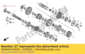 Honda 90464444000 arruela, ranhura, 22 mm - Lado inferior