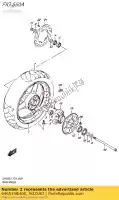 6465148H00, Suzuki, Assorbitore, posteriore h suzuki  gw 250 2014 2015 2017, Nuovo