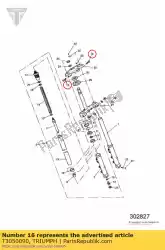 Aquí puede pedir tornillo de cabeza de Triumph , con el número de pieza T3050090: