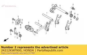 Honda 24212KWF900 fourche c, changement de vitesse - La partie au fond