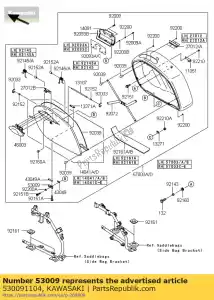 kawasaki 530091104 hinge vn1500-g1 - Bottom side