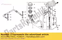 43310MZ7003, Honda, slang, rr rem honda vfr  f vfr750f 750 , Nieuw