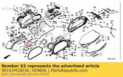 Ici, vous pouvez commander le vis, spéciale, 5x14 auprès de Honda , avec le numéro de pièce 90101MJJD30: