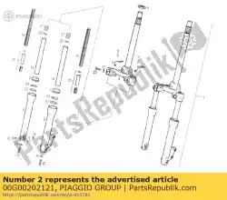 Qui puoi ordinare l. H. Assy manica da Piaggio Group , con numero parte 00G00202121: