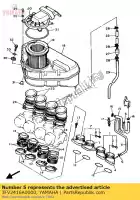 3FV2416A0000, Yamaha, hose yamaha fz fzr yzf fzrrw fzrr yzfr yzfsp 750, New