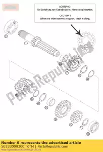 ktm 50333009300 descrição não disponível - Lado inferior