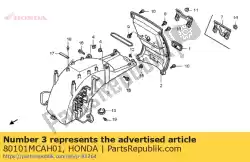 Here you can order the fender b, rr. From Honda, with part number 80101MCAH01: